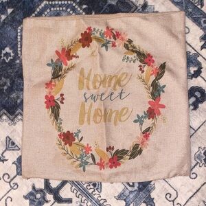home sweet home pillow cover